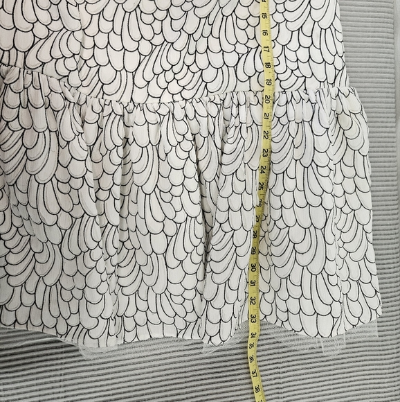 MAJE Dress Womens Size 3 US Large Reflet Embroidered In Blanc Boat Neck New - Picture 10 of 11